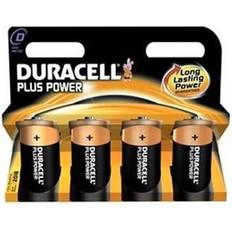 Batteries & Chargers Duracell D Plus Power 4-pack