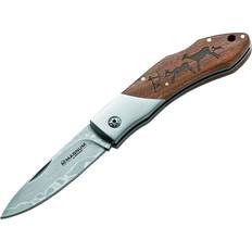 Impugnatura in Legno Coltelli da caccia Böker Caveman Damast Coltello da caccia