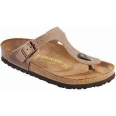 Infradito Sandali Birkenstock Gizeh Oiled Leather - Tobacco Brown