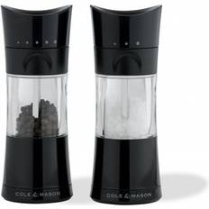 Cole & Mason Harrogate Acrylic Salt Mill, Pepper Mill 2pcs 15.4cm