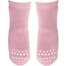 Go Baby Go Non Slip Socks - Dusty Rose