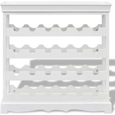 vidaXL 242438 White Vinställ 70x70.5cm