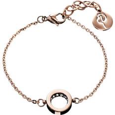 Edblad monaco armband Edblad Monaco Bracelet - Rose Gold/Transparent