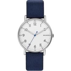 Skagen Bracelet de SKW6356 Cuir Bleu 20mm