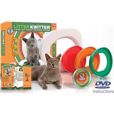 Litter Kwitter Mascotas Litter Kwitter Kit WC Anillos Iniciación Para Gatos