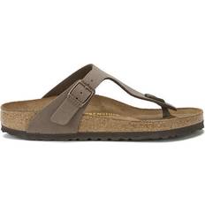 42 - Man Sandalen Birkenstock Gizeh Birko-Flor Nubuck - Mocha