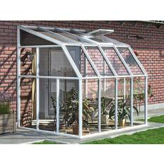 Rectangular Invernaderos Adosados Palram Rion Sun Room 5.2m² Aluminio Acrílico