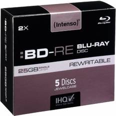 Blu ray bd re Intenso BD-RE 25GB 2x Jewelcase 5-Pack