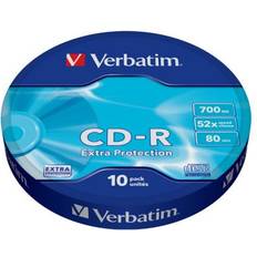 Optical Storage Verbatim CD-R 700MB 52x Spindle 10-Pack