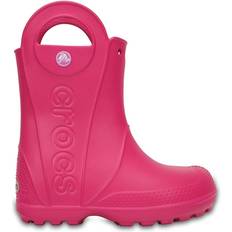 Pink Rain Boots Children's Shoes Crocs Kid's Handle It Rain Boot - Candy Pink