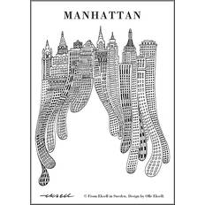 Olle Eksell Manhattan Canvas Plakat 50x70cm
