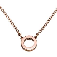 Edblad halsband rose Edblad Monaco Mini Necklace - Rose Gold/Transparent