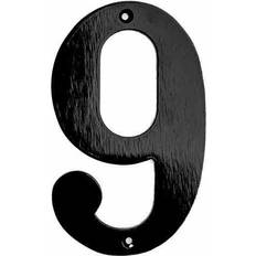 Gula Fasadsiffror Habo Numeric House Number 9