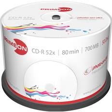 Cd r Primeon CD-R 700MB 52x Spindle 50-Pack