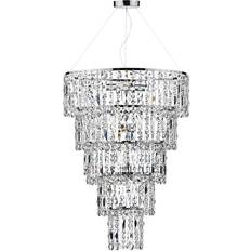 Crystal Pendant Lamps Dar Lighting Escala Pendant Lamp 56cm