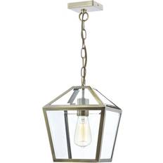 Brass Pendant Lamps Dar Lighting Churchill Pendant Lamp 23cm
