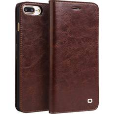 Qialino Mobiltilbehør Qialino Classic Leather Wallet Case (iPhone 7)