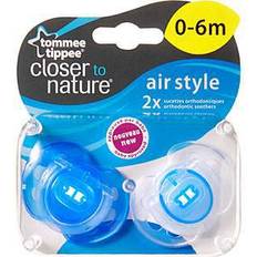 Air style Tommee Tippee Closer to Nature Air Style Soother 0-6m 2-pack