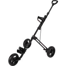 Carrito de empuje/tiro Carritos de golf Big Max Junior 3-Wheel Black Carro Manual De Golf