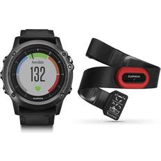 Silver Sport Watches Garmin Fenix 3 Sapphire HR Performer Bundle