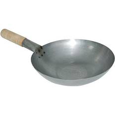 Wok Pans Vogue Mild Steel 35.6 cm