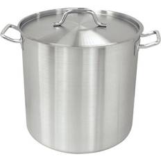 Induction Stockpots Vogue Deep with lid 35.5 L