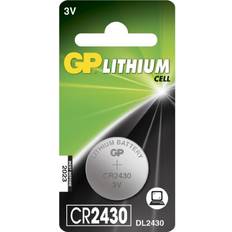 GP Batteries Batterie Batterie e Caricabatterie GP Batteries CR2430 3 Volt 280mAh Lithium Knopfzelle