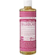 Flower Scent Hand Washes Dr. Bronners Rose Castile Liquid Soap 473ml