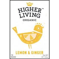 Higher Living Lemon & Ginger Tea 30g 15pcs