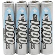 Ansmann Akkuzelle 1,2 V 1000 mAh, R03-AAA-Micro HR03 4 4St./Blister