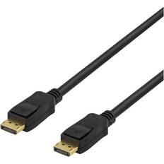 Deltaco DisplayPort - DisplayPort (with latches) 5m