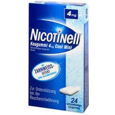 Nikotin-Kaugummis - Nikotinmedikament Rezeptfreie Arzneimittel Nicotinell Coolmint 4mg 24Stk. Kaugummi