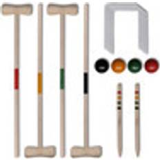 vidaXL Set de croquet en bois 4 joueur