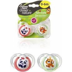 Tommee Tippee Chupetes & Juguetes de Dentición Tommee Tippee Chupete Fun Style 0-6m 2uds