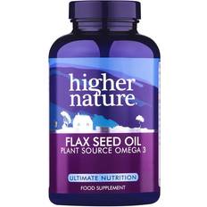 Omega-3-6-9 Fettsyror Higher Nature Flax Seed Oil Capsules 180 st