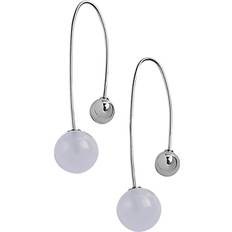 Skagen Sea Glass Earrings - Silver/Blue