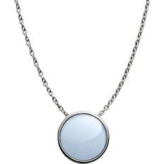 Ärtehalskedja Halsband Skagen Sea Glass Necklace - Silver/Blue