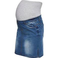 Maternity denim Mamalicious Denim Maternity Skirt Blue/Medium Blue Denim (20007109)