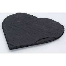 Just Slate Heart Coaster 4pcs