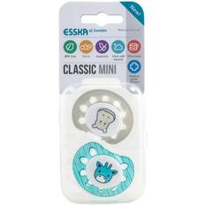 Esska Sutter Esska Classic Mini Silicone 0-6m 2-pack