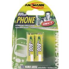 Ansmann DECT NiMH Mignon AA 800mAh MaxE 2-pack