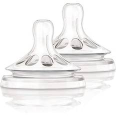 Philips Baby Bottle Accessories Philips Avent Natural Teat Medium Flow 3m+ 2-pack