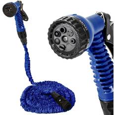tectake Garden hose with spray head 7.5m