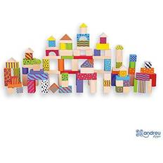 Bloques de Madera Andreu Toys 100 Wooden Blocks