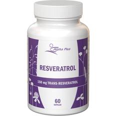 Resveratrol kosttilskud Alpha Plus Resveratrol 150mg 60 stk