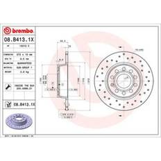 Bromssystem Brembo 08.B413.1X