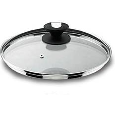 Lacor En Verre Bord Inox 28 cm - Transparent Couvercle 28 cm