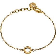 Edblad monaco armband Edblad Monaco Mini Bracelet - Gold/Transparent