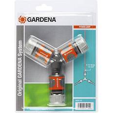 Gardena Arrosage Gardena Two Way Hose Coupling Set 13mm