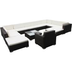 vidaXL 41262 Loungeset, 1 Bord inkl. 1 Stolar & 3 Soffor